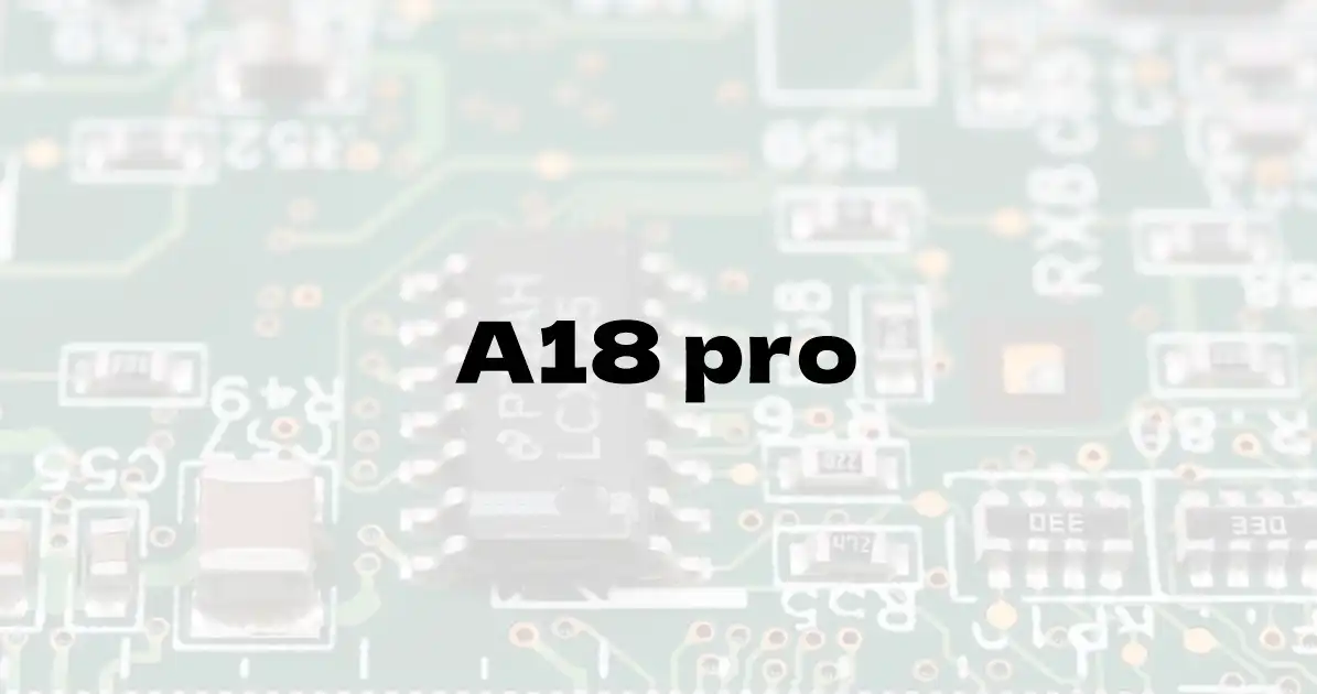 Apple A18 Proのベンチマーク結果