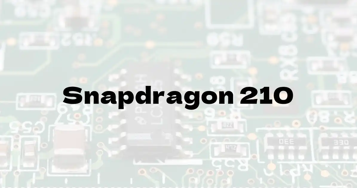 Qualcomm Snapdragon 210のベンチマーク結果