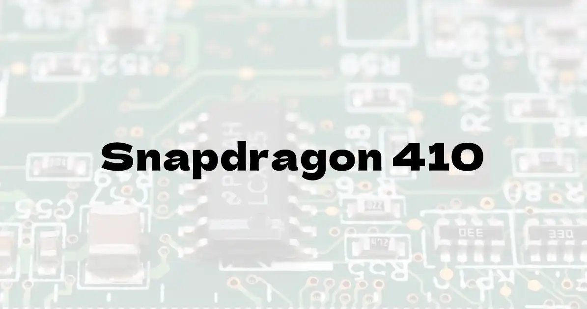 Qualcomm Snapdragon 410のベンチマーク結果