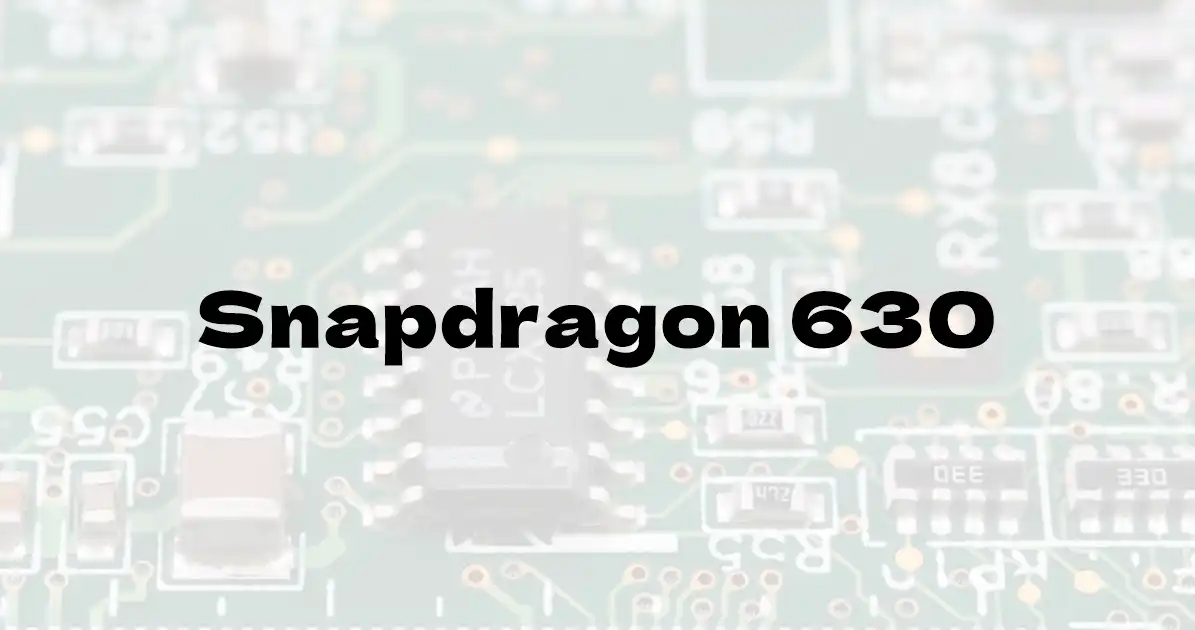 Qualcomm Snapdragon 630のベンチマーク結果