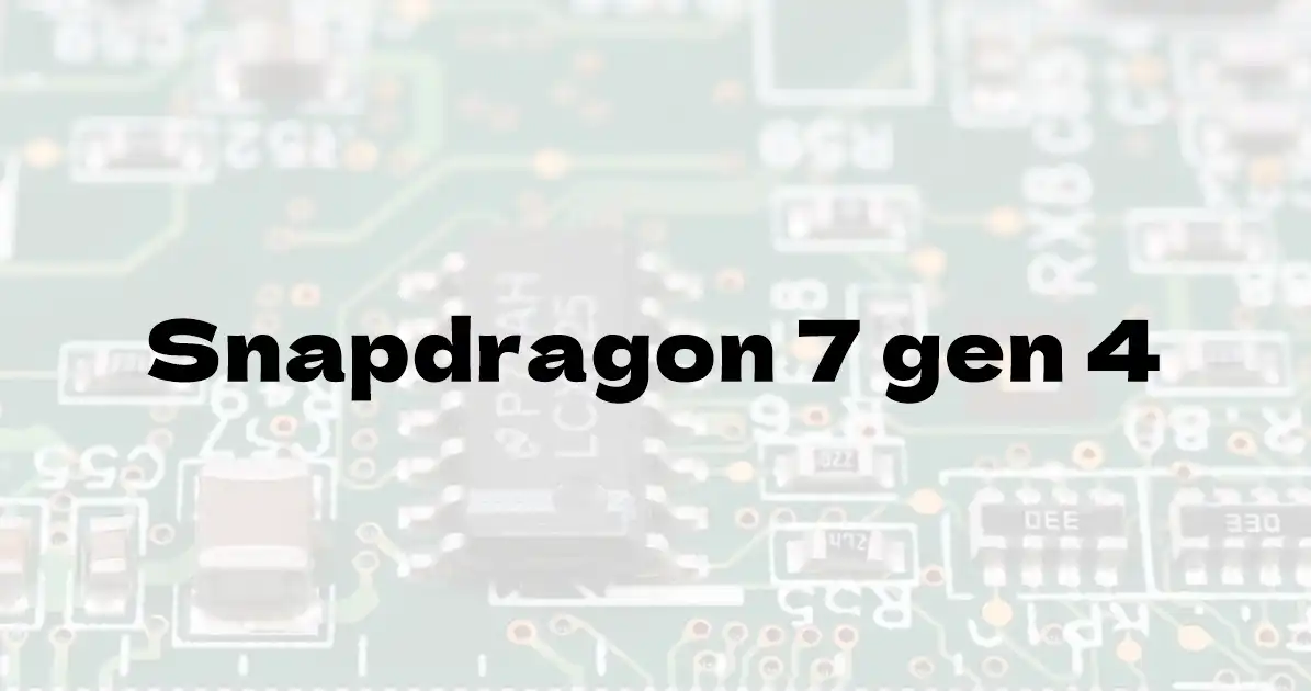 Qualcomm Snapdragon 7 Gen 4のベンチマーク結果